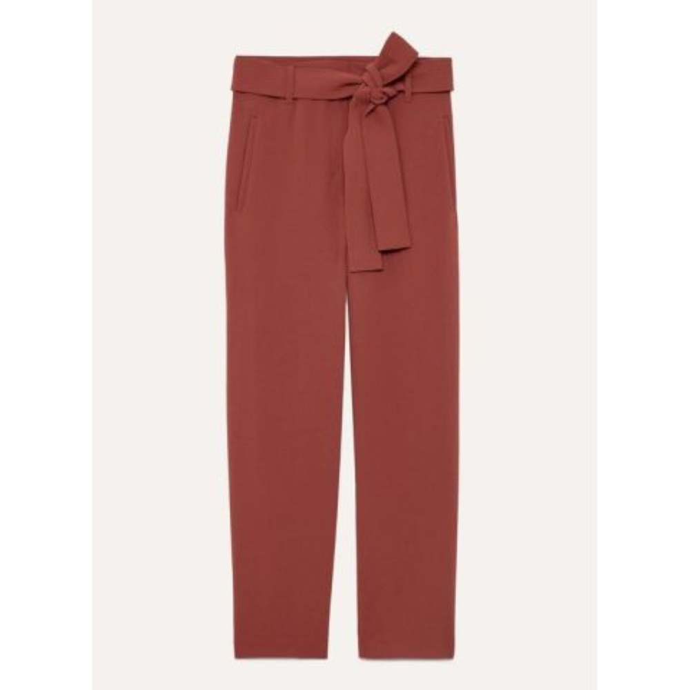 Aritzia Wilfred Tie-Front Paint in Patina Brown